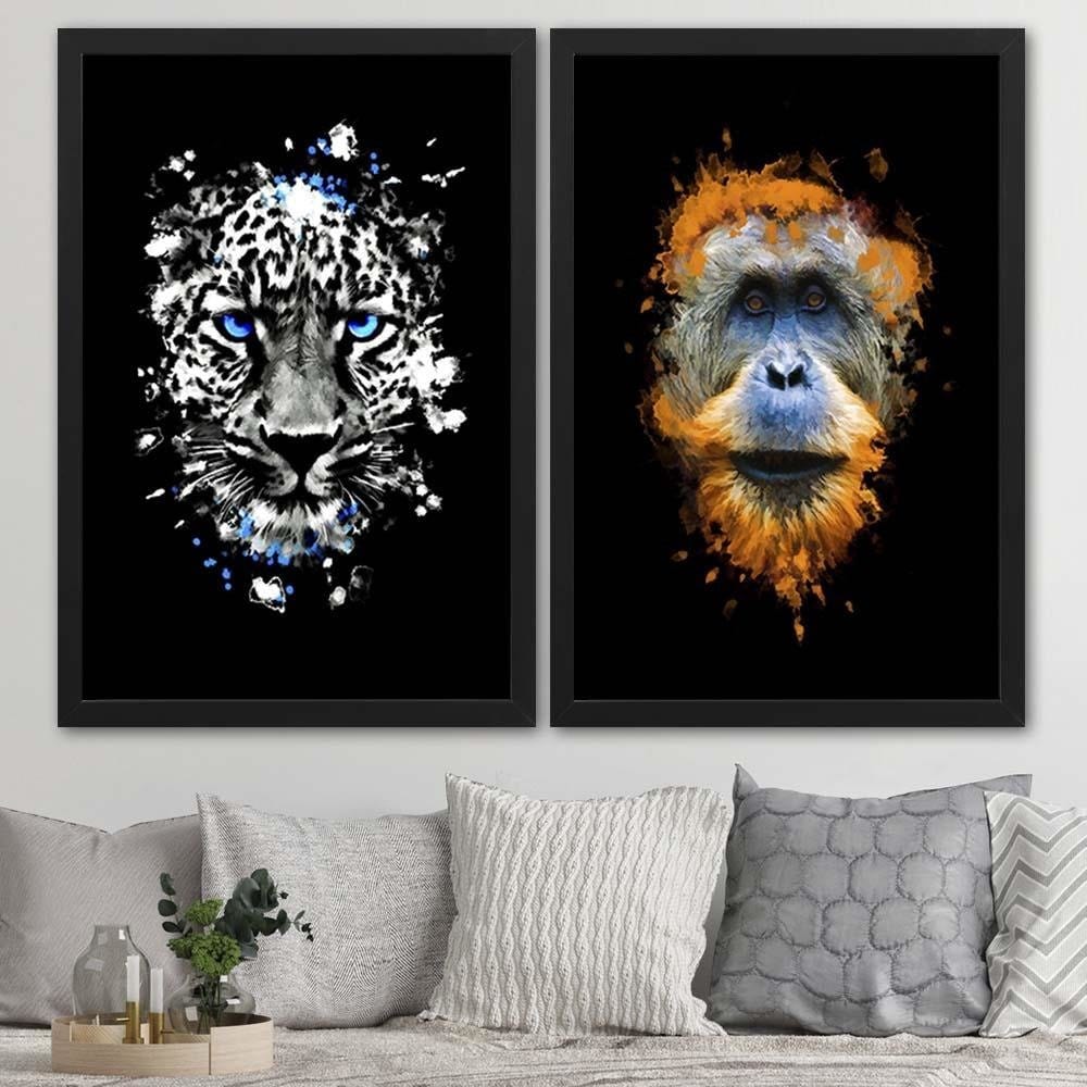 Glezna melnā rāmī - Monkey Home Trends