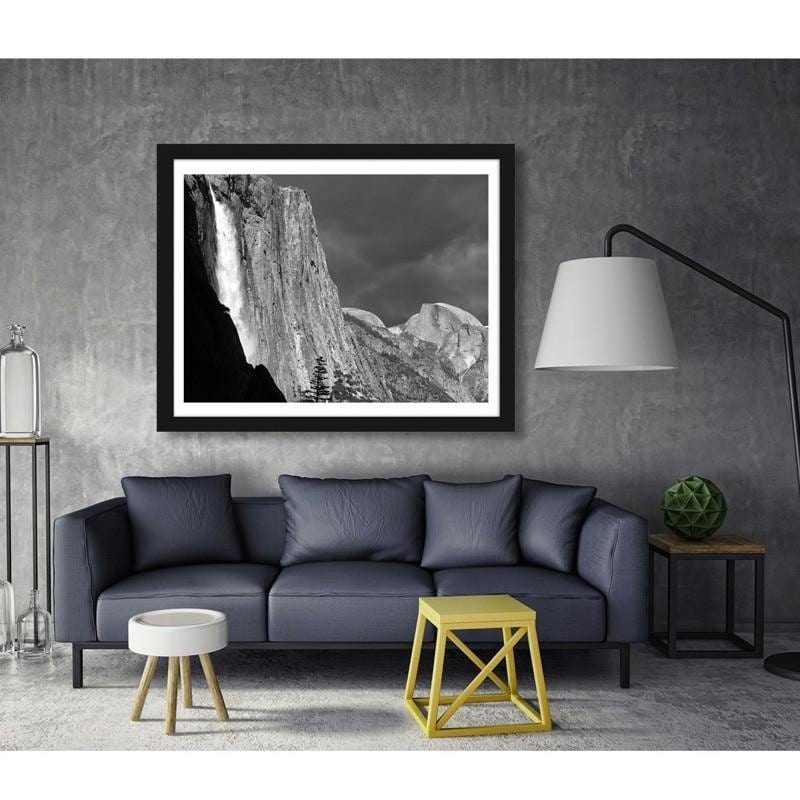 Glezna melnā rāmī - Mountains Home Trends