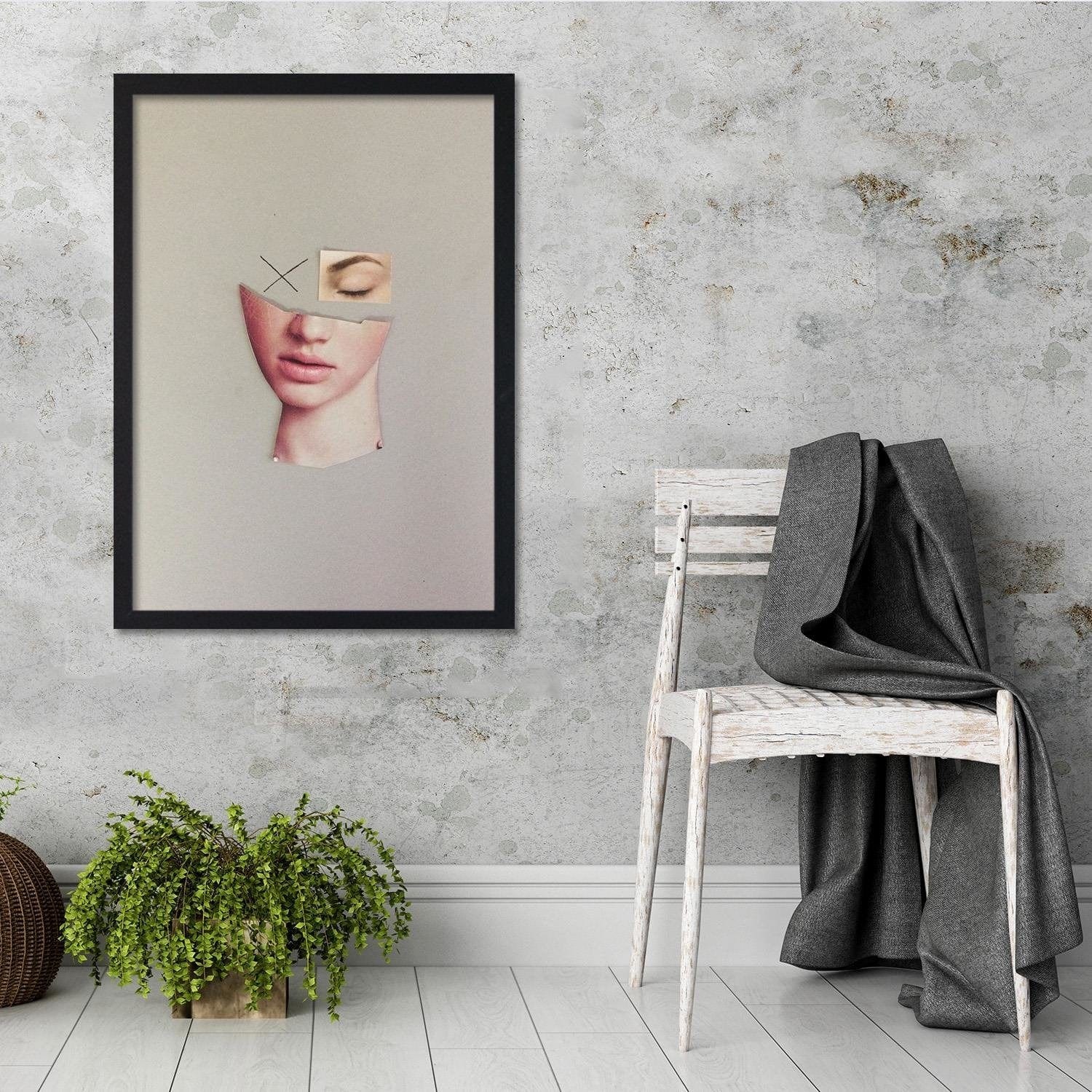 Glezna melnā rāmī - Natural Pure Beauty Home Trends