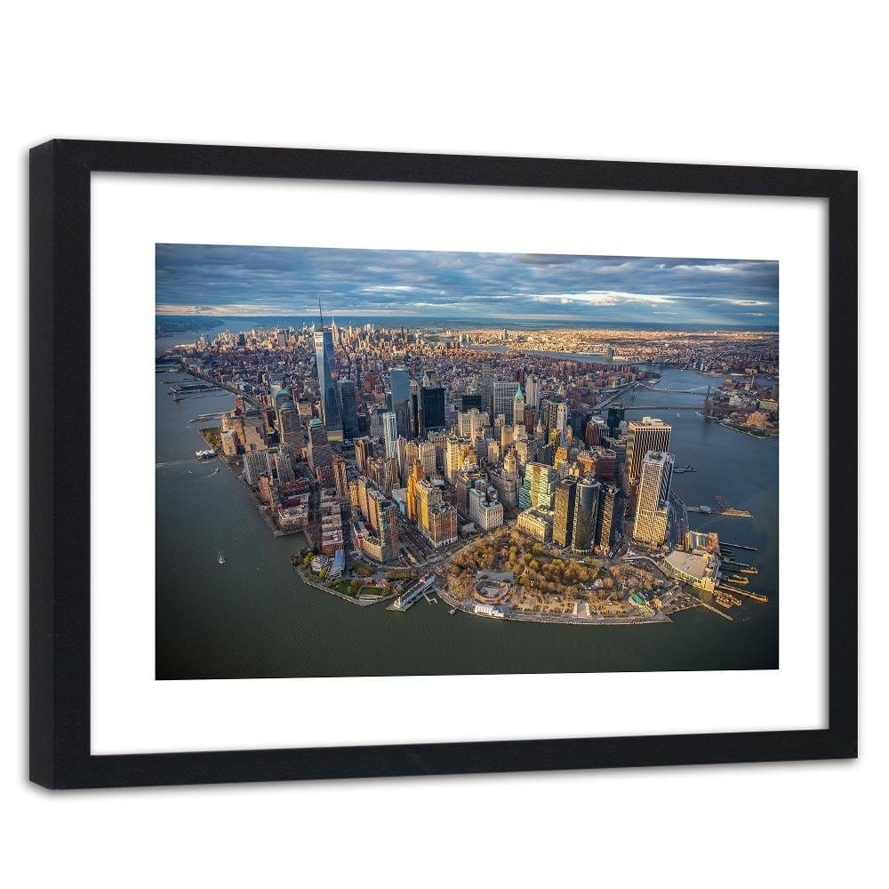 Glezna melnā rāmī - New York City Home Trends