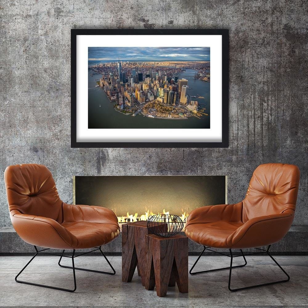 Glezna melnā rāmī - New York City Home Trends