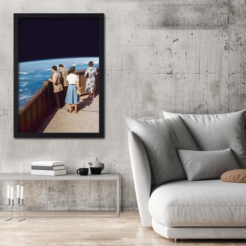 Glezna melnā rāmī - Observation Deck Home Trends