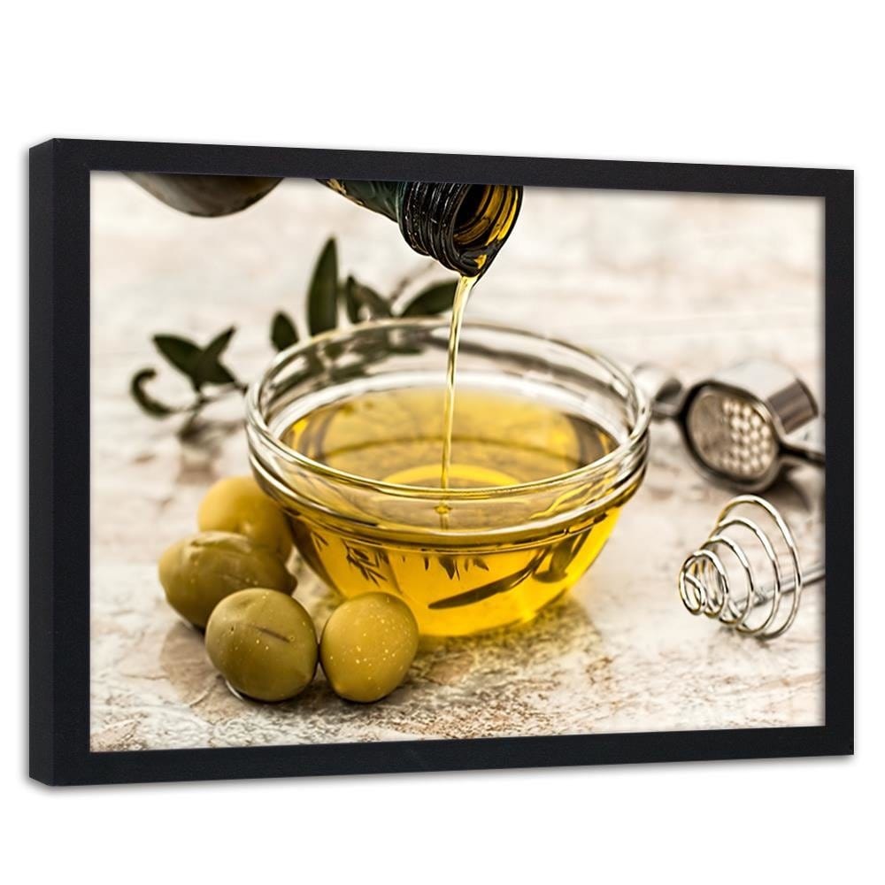 Glezna melnā rāmī - Oil And Herbs Home Trends