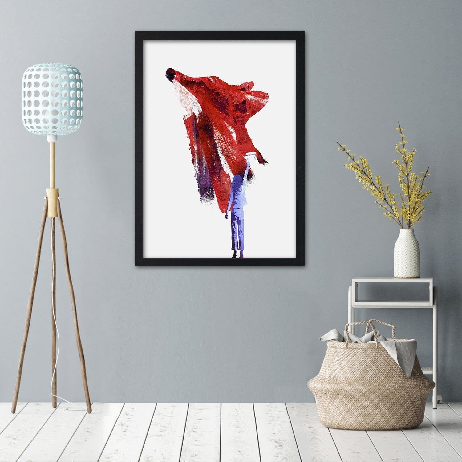 Glezna melnā rāmī - Painted November  Home Trends