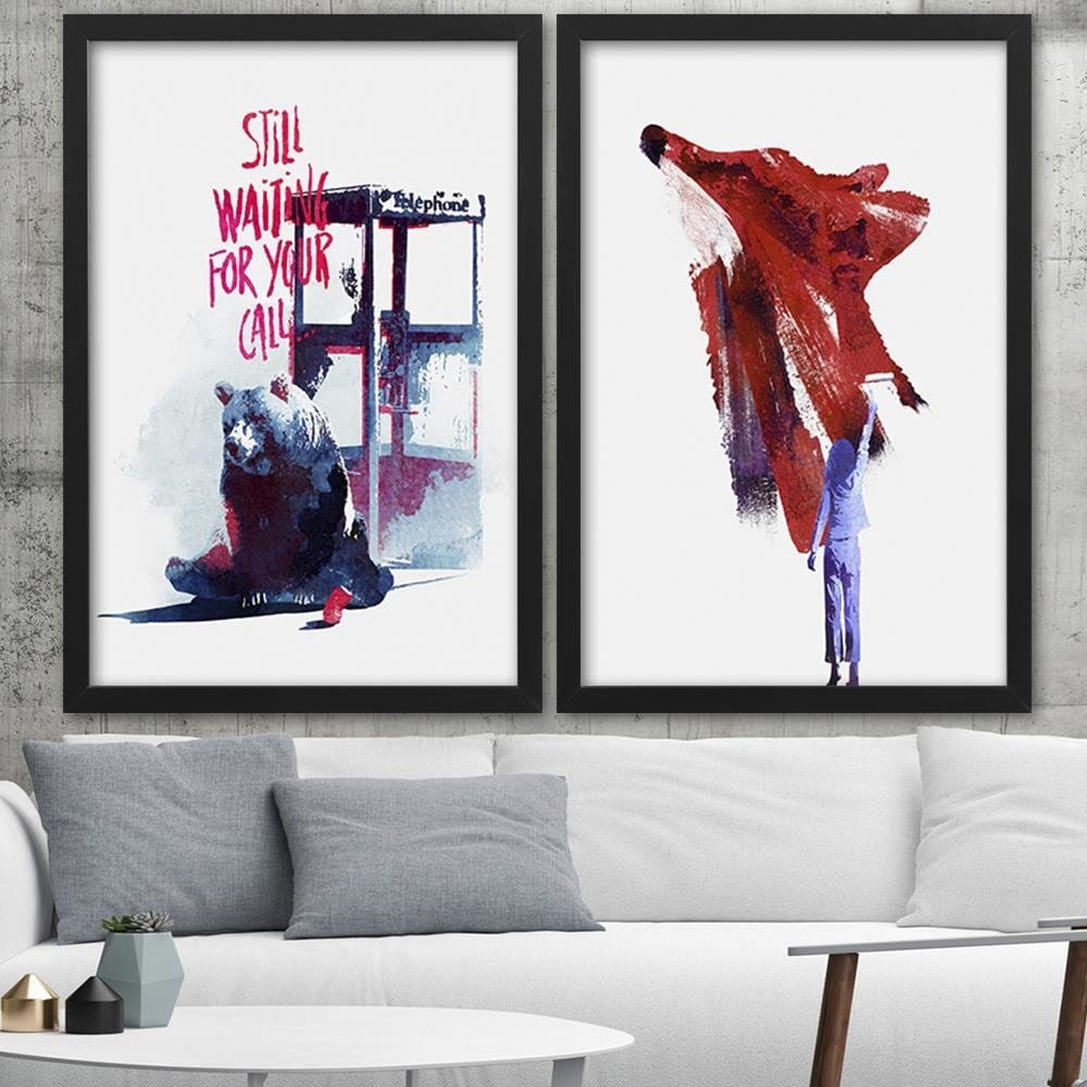 Glezna melnā rāmī - Painted November  Home Trends