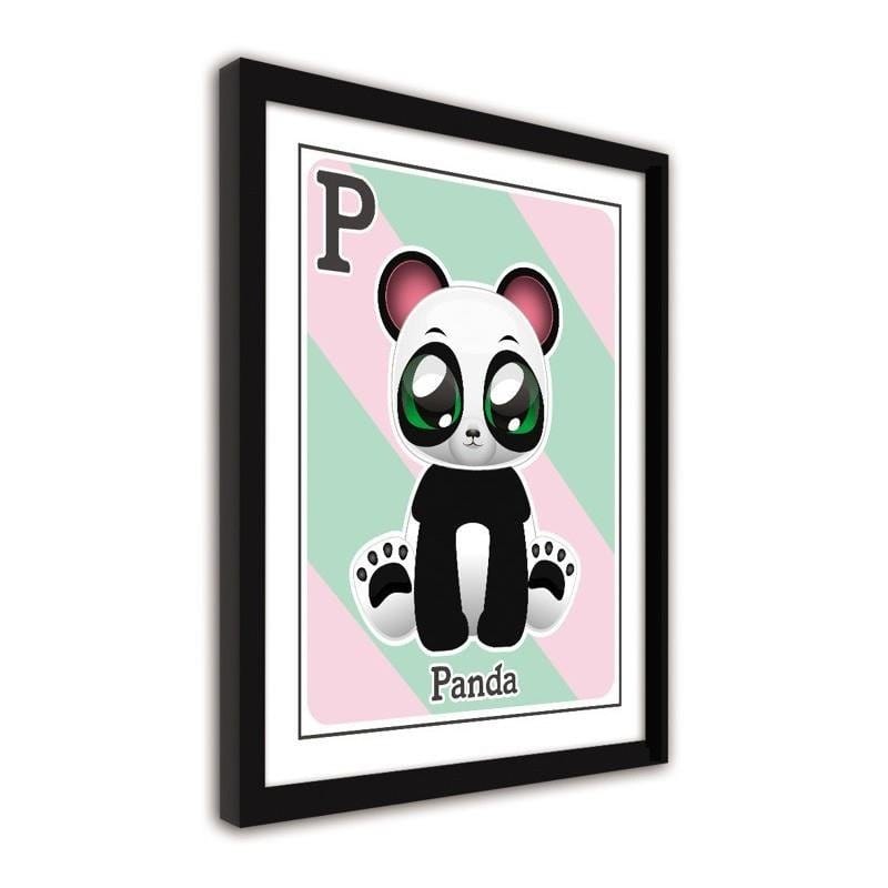 Glezna melnā rāmī - Panda Home Trends