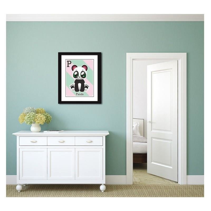 Glezna melnā rāmī - Panda Home Trends