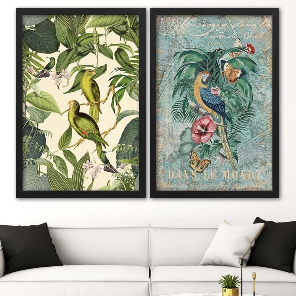 Glezna melnā rāmī - Paradise Climate Home Trends