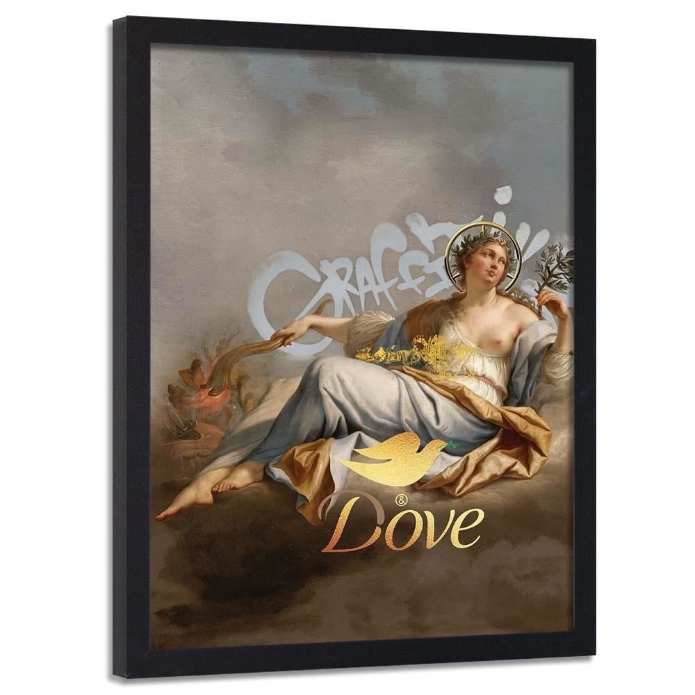 Glezna melnā rāmī - Peace And Love Home Trends