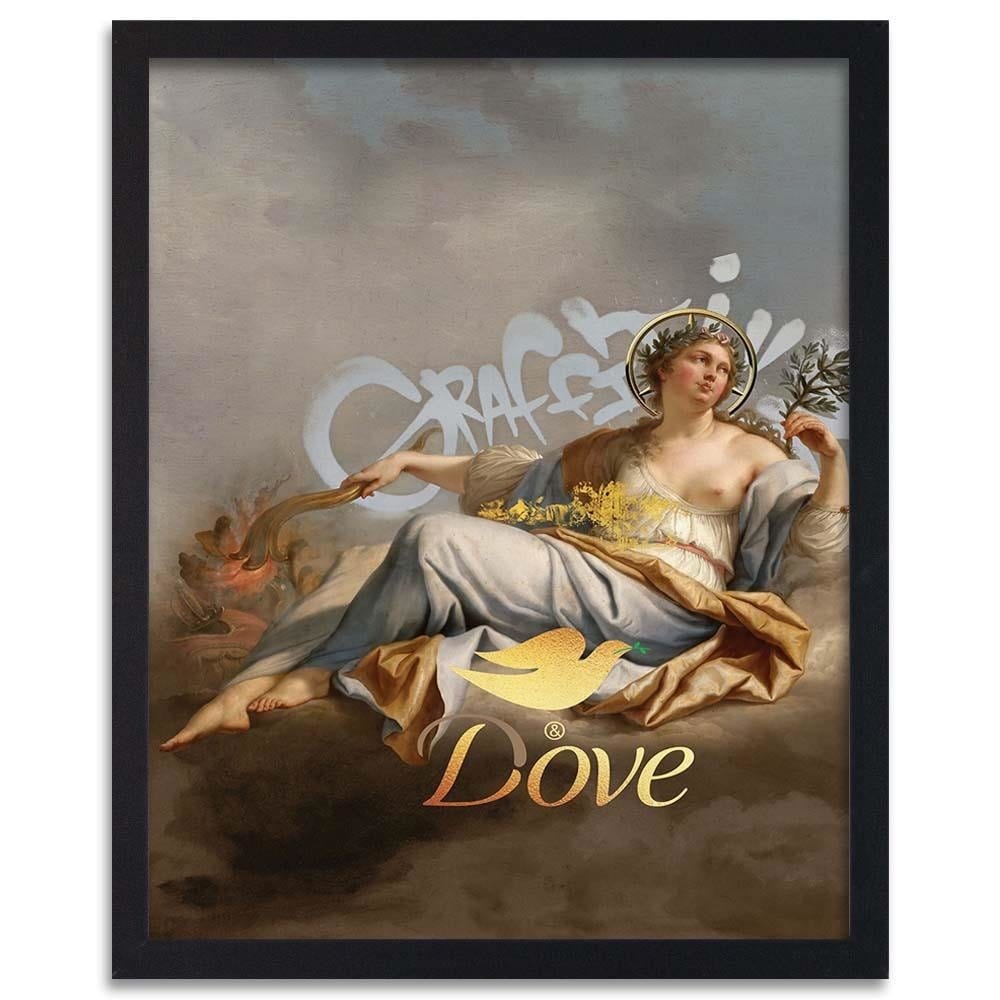 Glezna melnā rāmī - Peace And Love Home Trends
