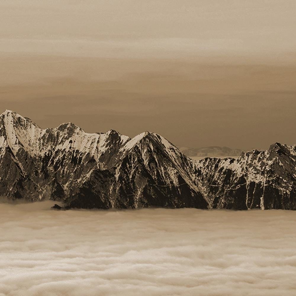 Glezna melnā rāmī - Peaks Above The Clouds 1 Home Trends