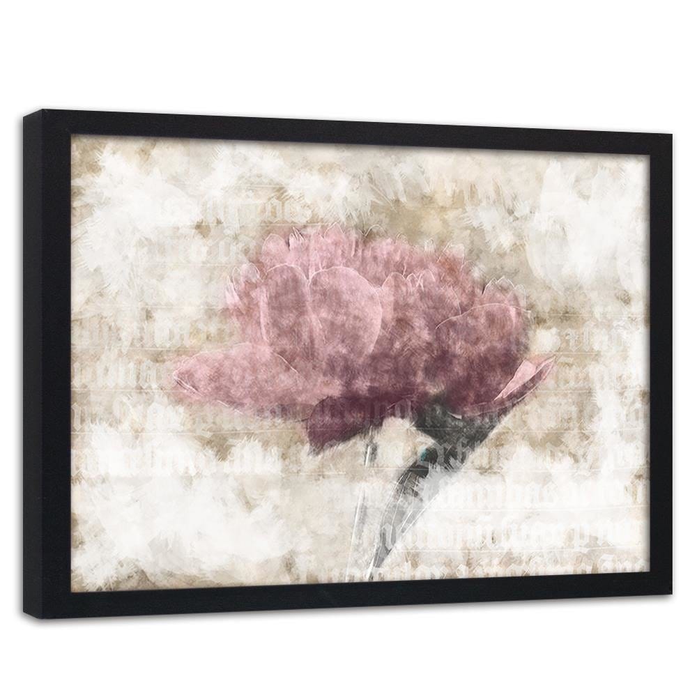 Glezna melnā rāmī - Pink Abstraction Home Trends