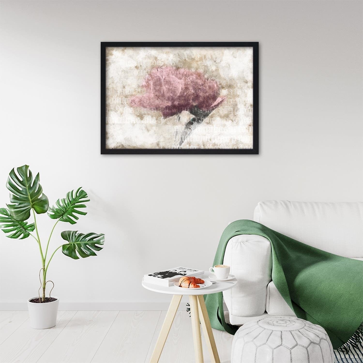 Glezna melnā rāmī - Pink Abstraction Home Trends