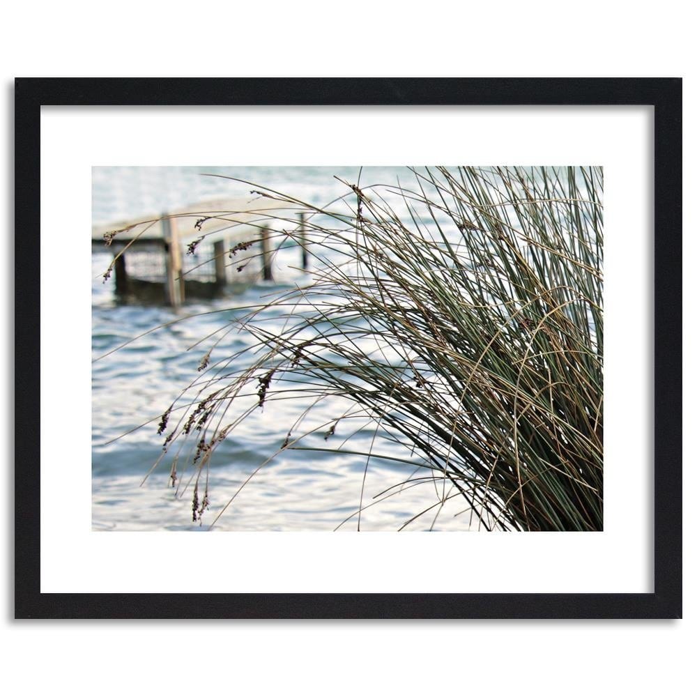 Glezna melnā rāmī - Platform At Sea Home Trends