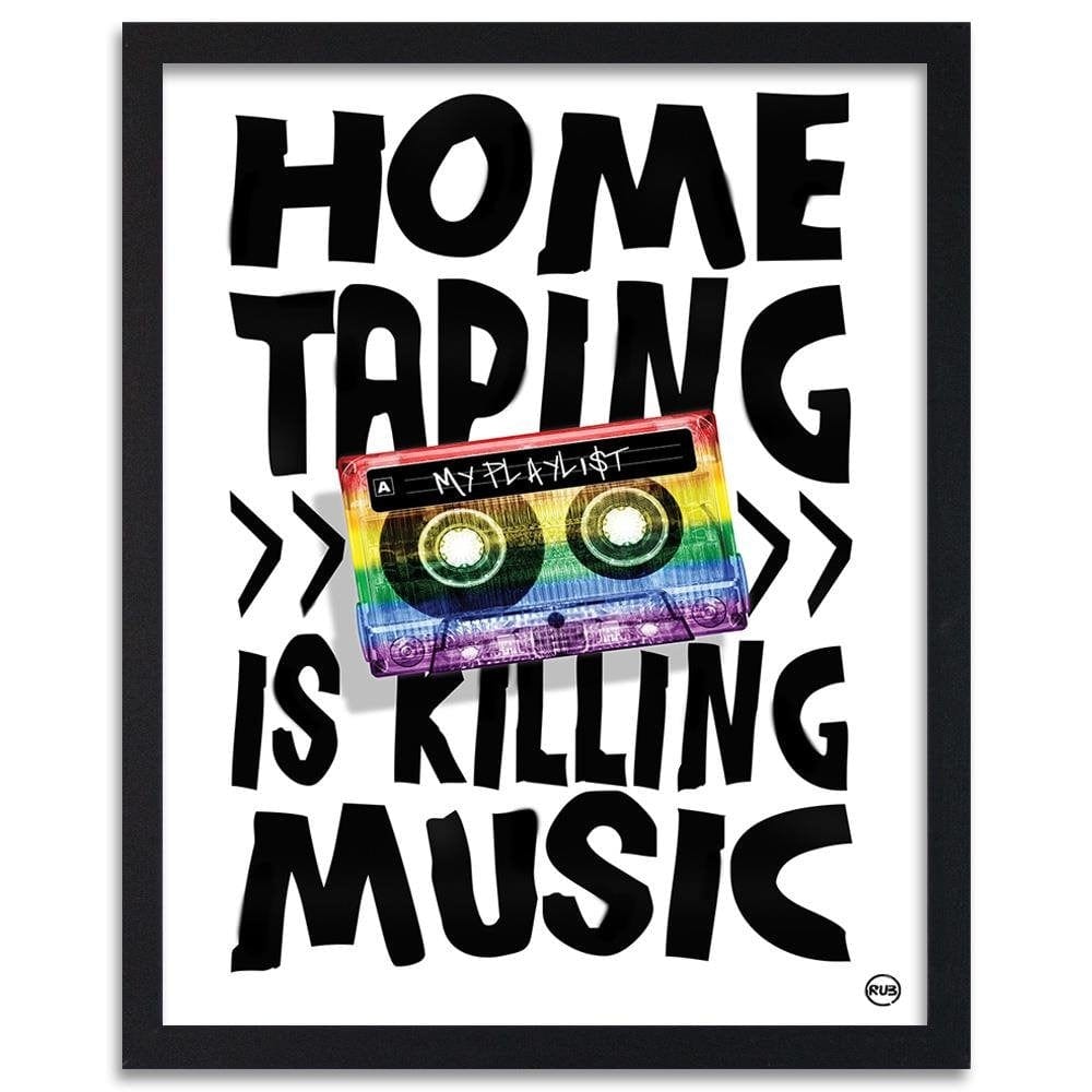 Glezna melnā rāmī - Pop Art Home Trends