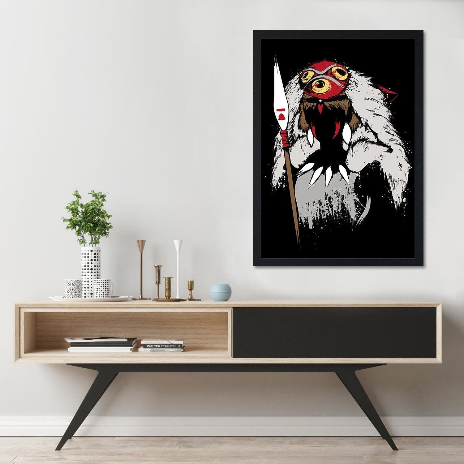 Glezna melnā rāmī - Princess Black  Home Trends