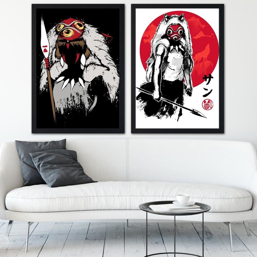 Glezna melnā rāmī - Princess Black  Home Trends