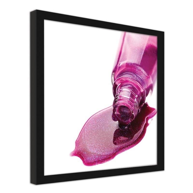 Glezna melnā rāmī - Purple lacquer Home Trends
