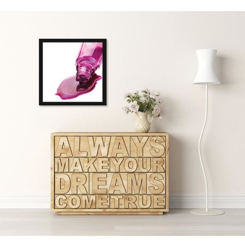 Glezna melnā rāmī - Purple lacquer Home Trends