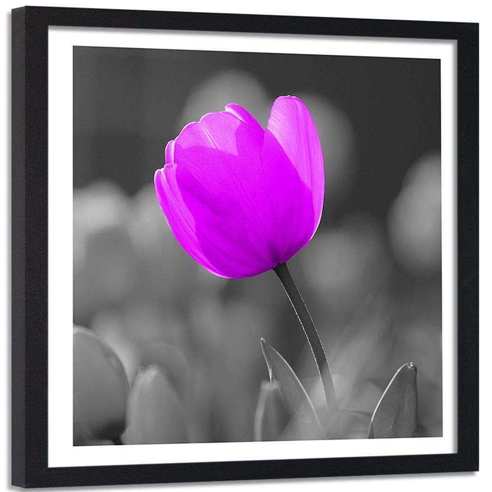 Glezna melnā rāmī - Purple Tulip Home Trends