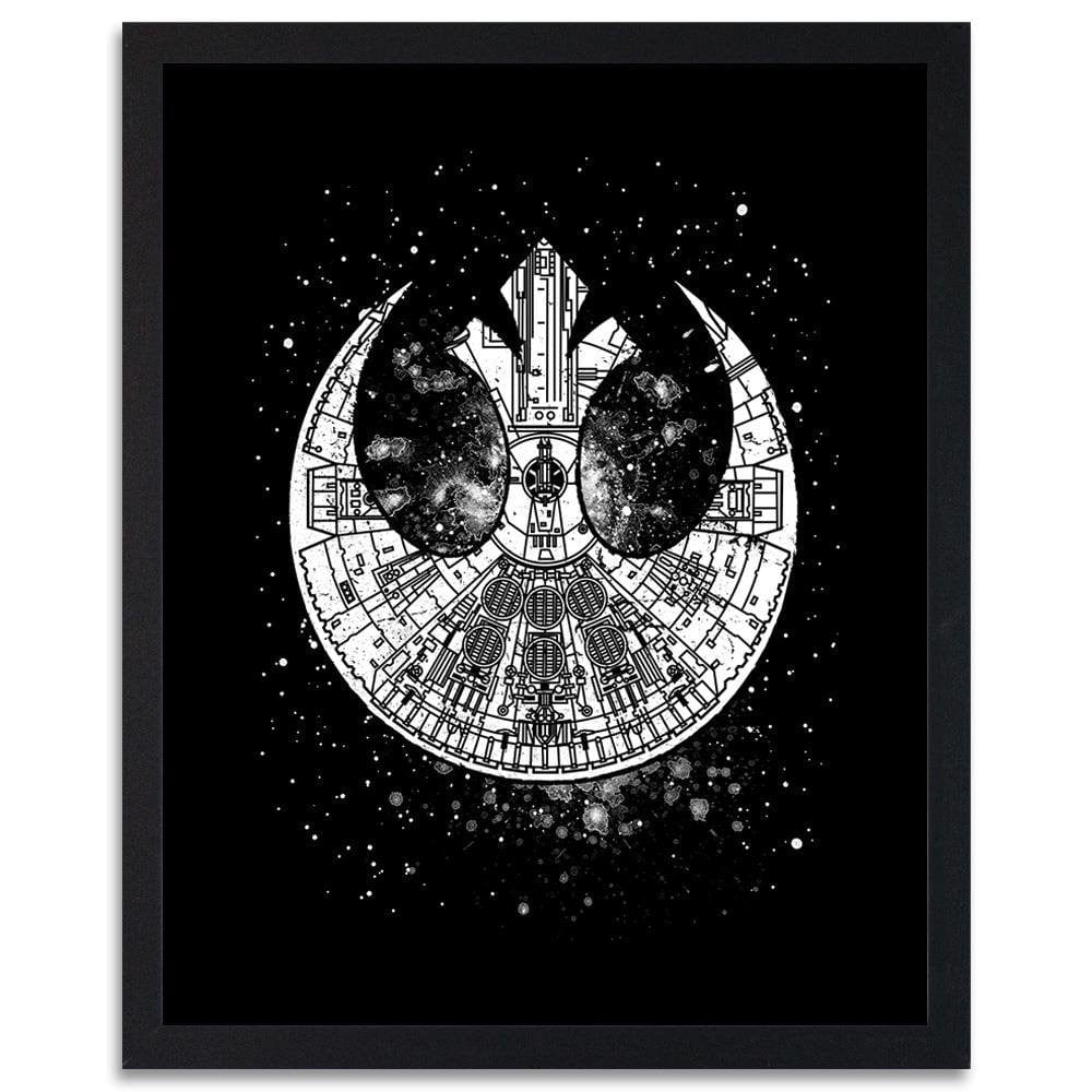 Glezna melnā rāmī - Rebel Alliance  Home Trends
