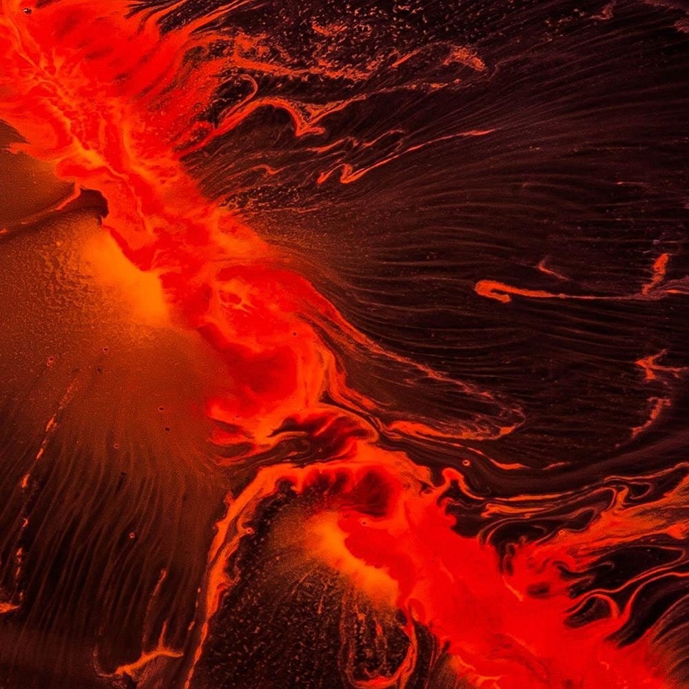 Glezna melnā rāmī - Red Abstract Home Trends