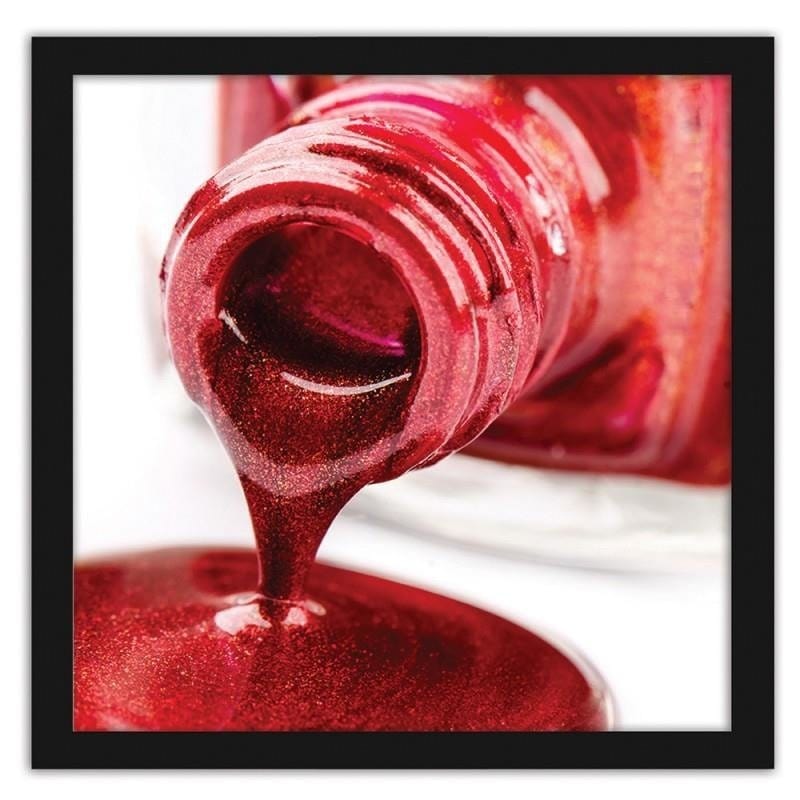 Glezna melnā rāmī - Red lacquer Home Trends