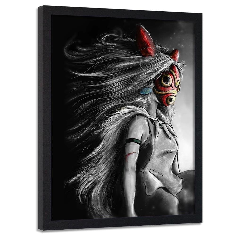Glezna melnā rāmī - Red Mask Manga Home Trends