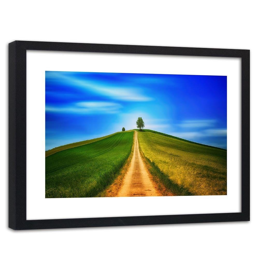 Glezna melnā rāmī - Road To The Hill Home Trends