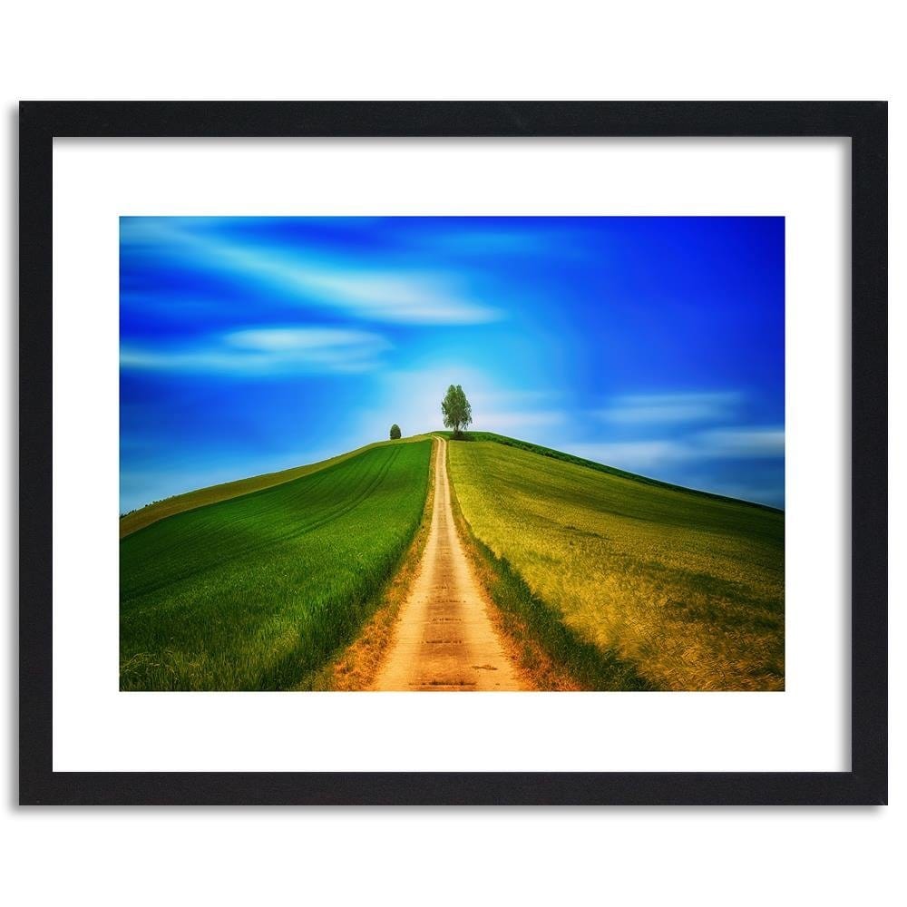 Glezna melnā rāmī - Road To The Hill Home Trends