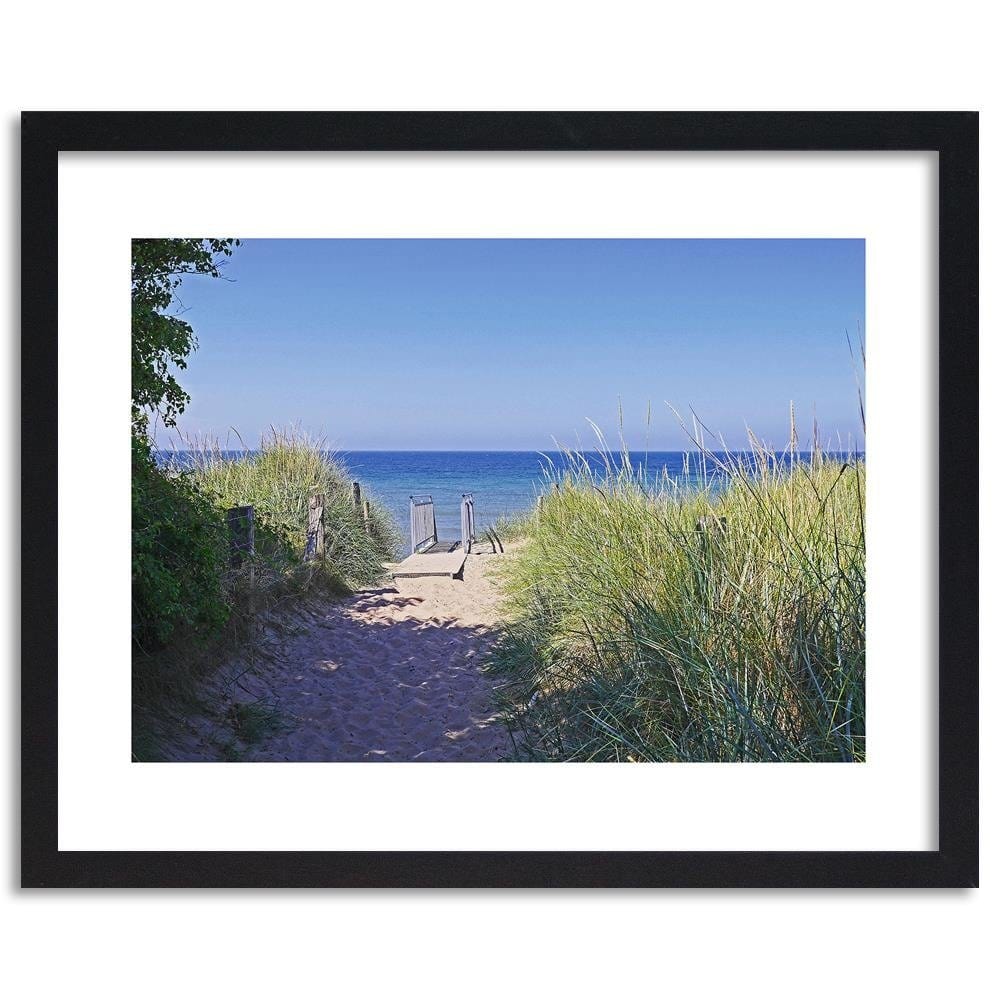 Glezna melnā rāmī - Road To The Sea Home Trends