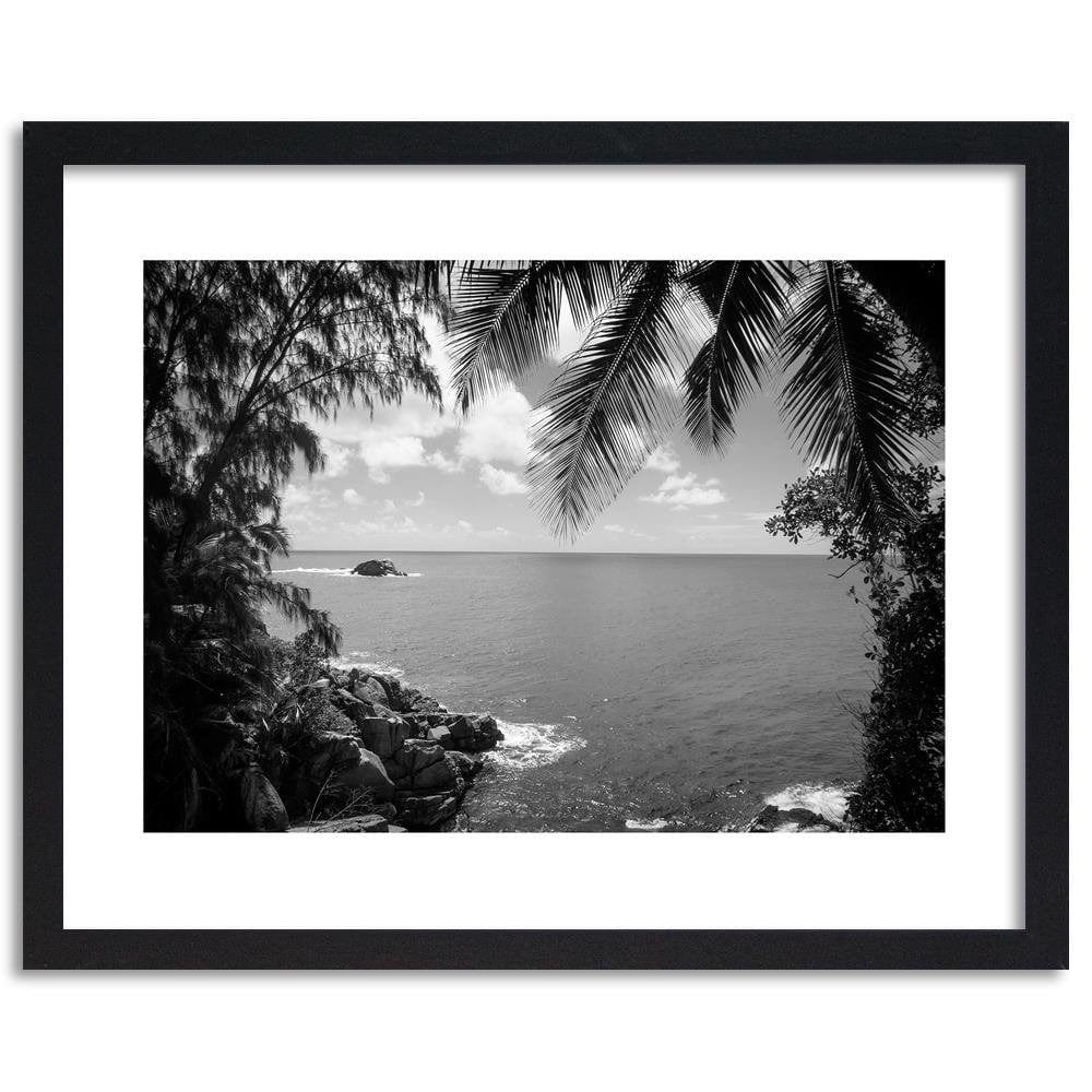 Glezna melnā rāmī - Rock In The Sea 2 Home Trends