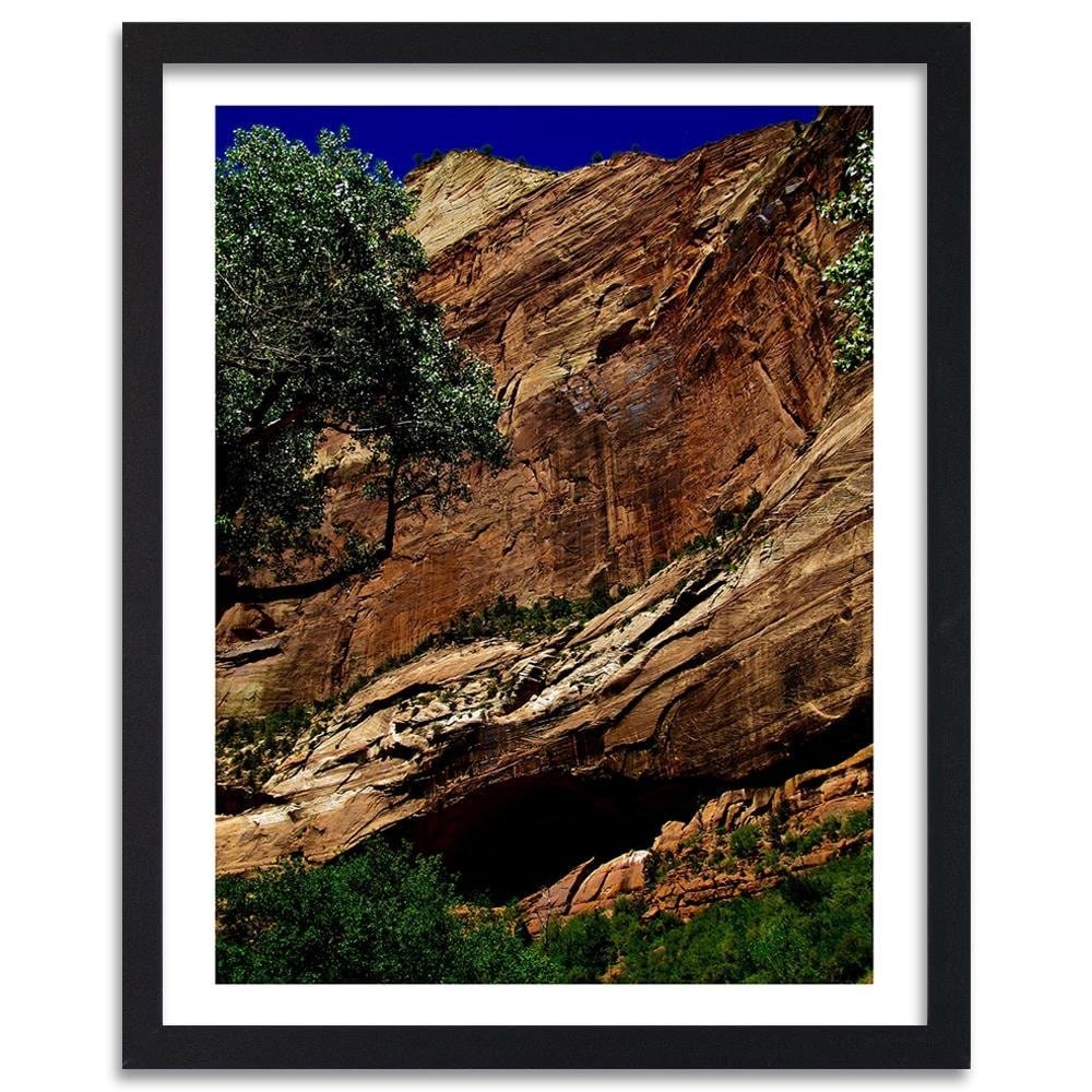 Glezna melnā rāmī - Rock Landscape Home Trends