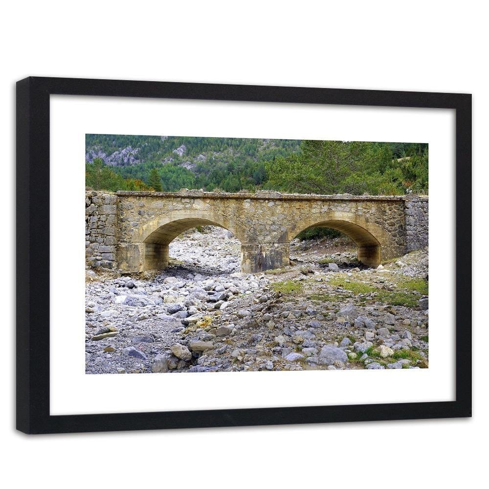 Glezna melnā rāmī - Rustic Bridge Home Trends