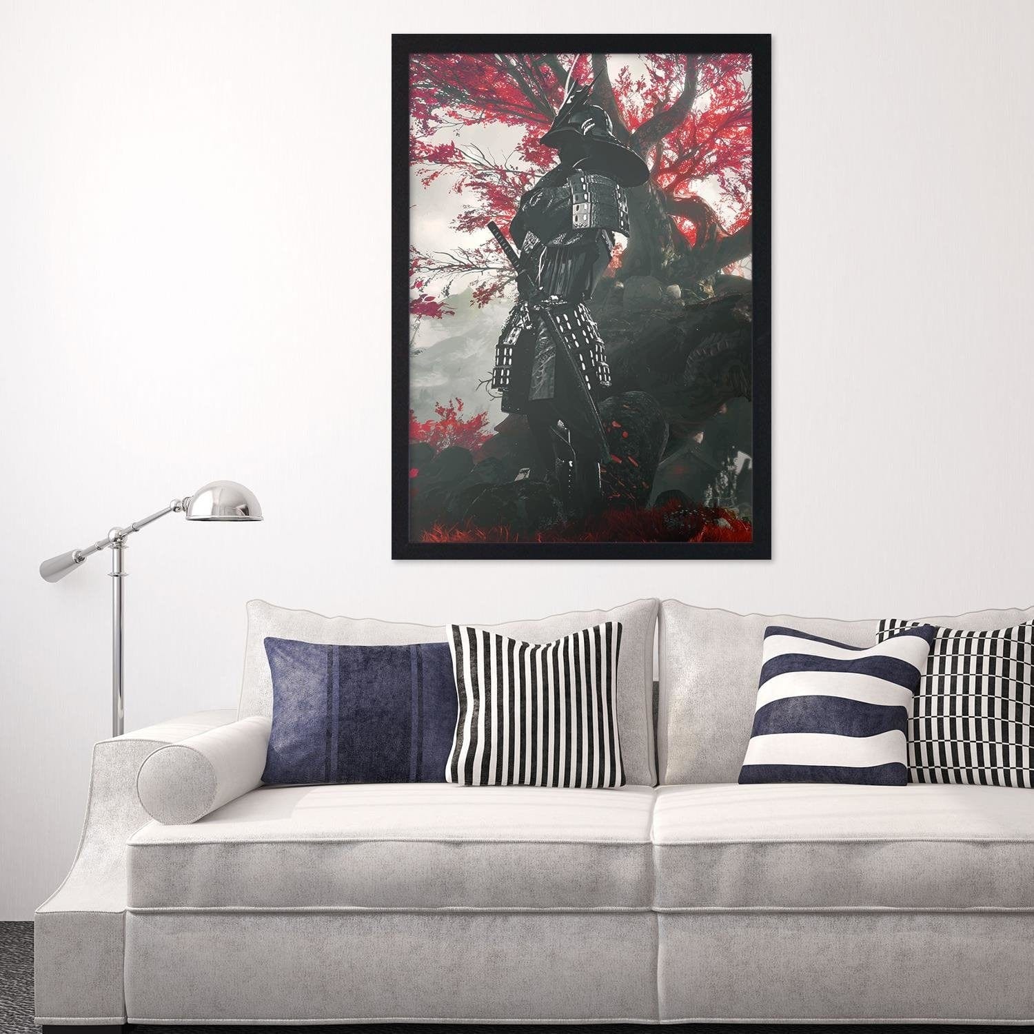 Glezna melnā rāmī - Samurai Home Trends