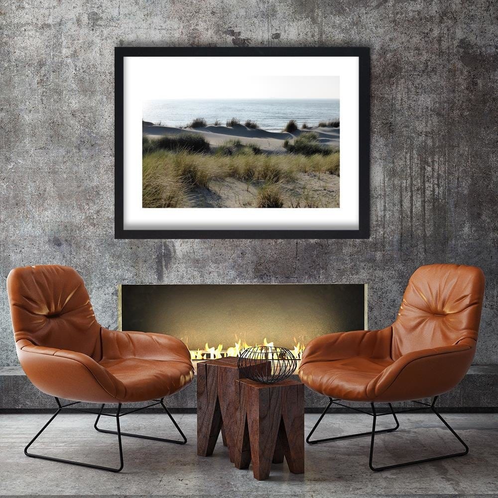 Glezna melnā rāmī - Sea Landscape Home Trends