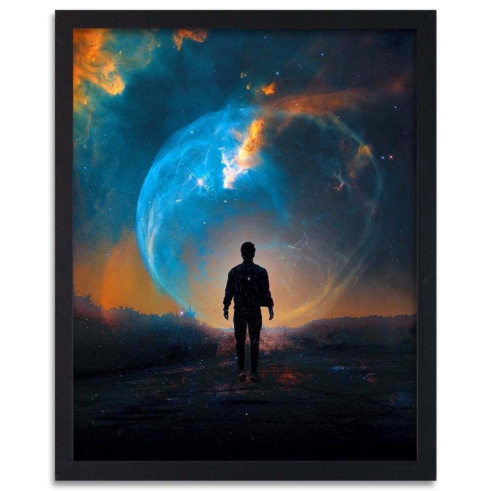 Glezna melnā rāmī - Space Phenomenon Home Trends