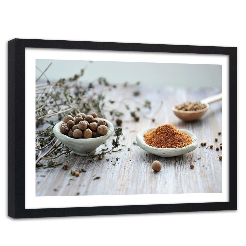 Glezna melnā rāmī - Spice Home Trends
