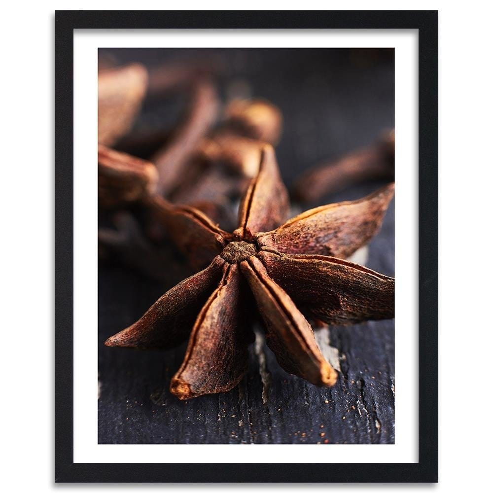 Glezna melnā rāmī - Star Anise Home Trends