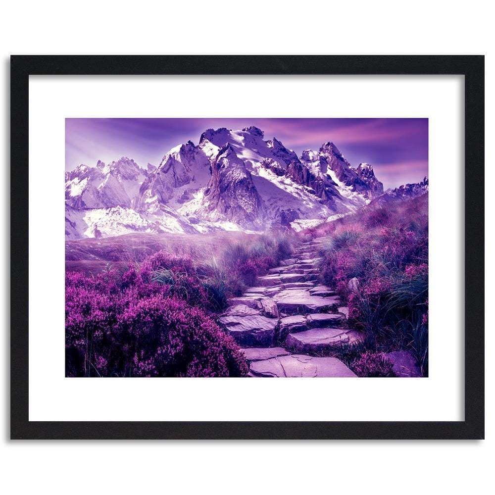 Glezna melnā rāmī - Stone Road To The Top 3 Home Trends