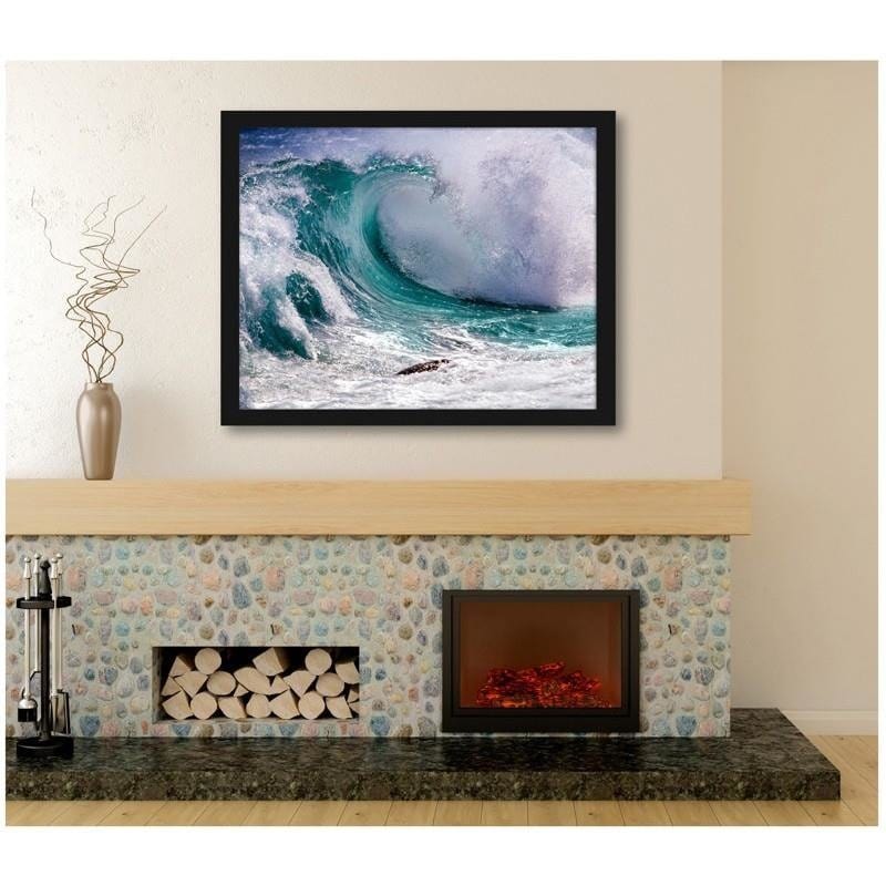 Glezna melnā rāmī - Stormy wave Home Trends