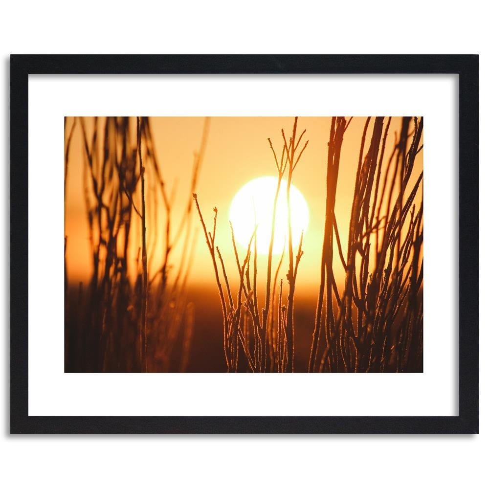 Glezna melnā rāmī - Sunset 3 Home Trends