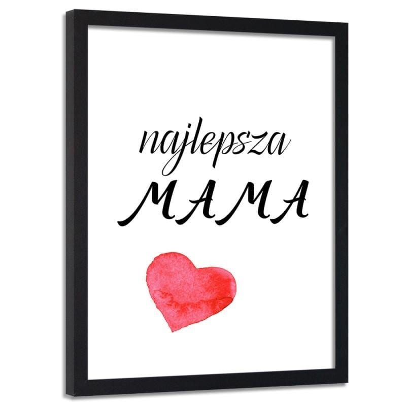 Glezna melnā rāmī - The best mom Home Trends