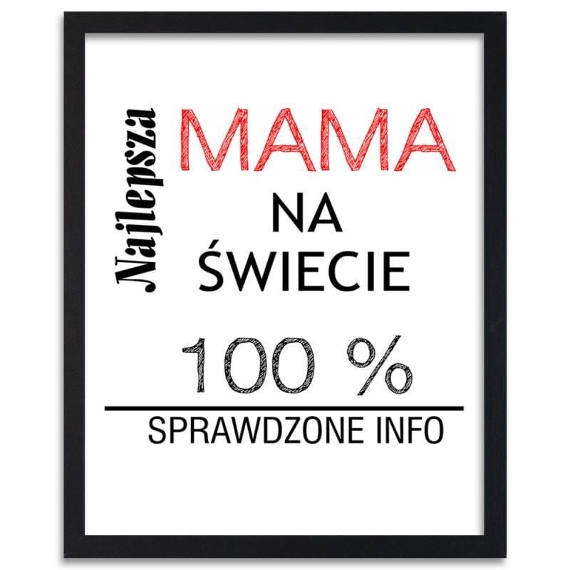 Glezna melnā rāmī - The best mom in the world Home Trends