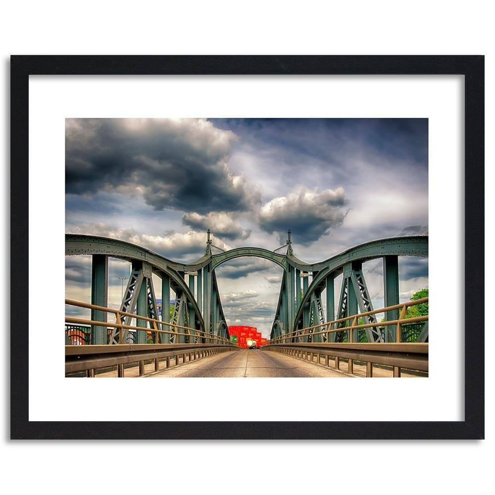 Glezna melnā rāmī - The Great Iron Bridge Home Trends