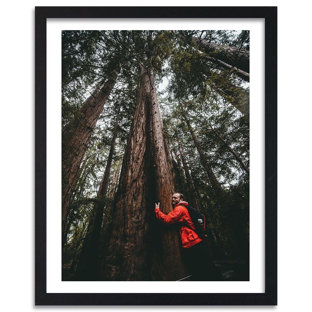 Glezna melnā rāmī - The Man At The Tree  Home Trends