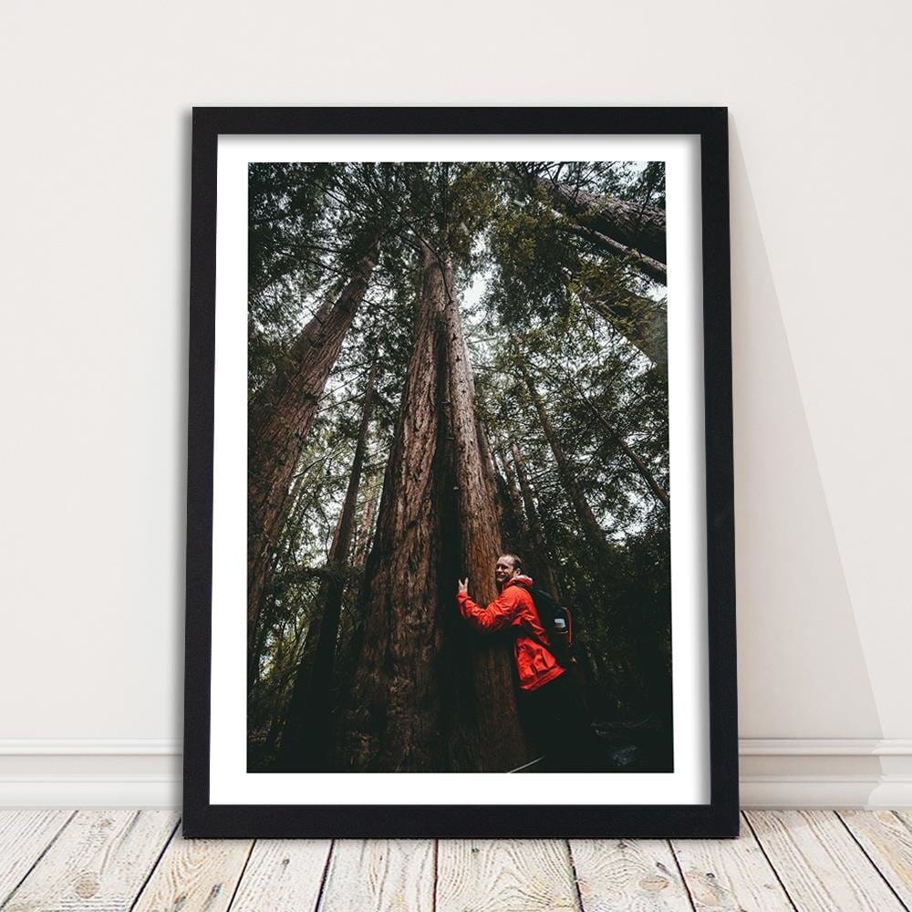 Glezna melnā rāmī - The Man At The Tree Home Trends