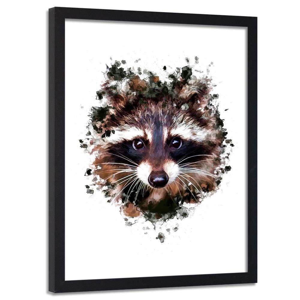 Glezna melnā rāmī - The Raccoon Home Trends
