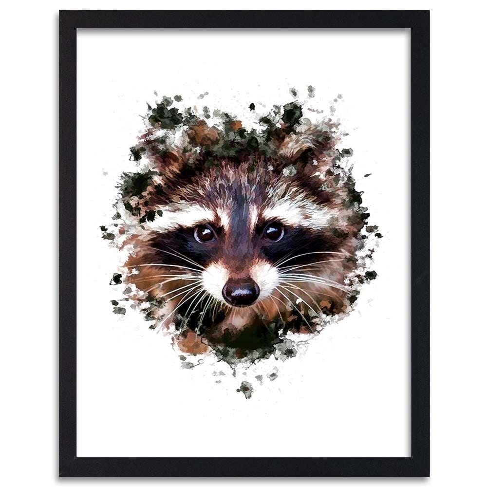 Glezna melnā rāmī - The Raccoon Home Trends