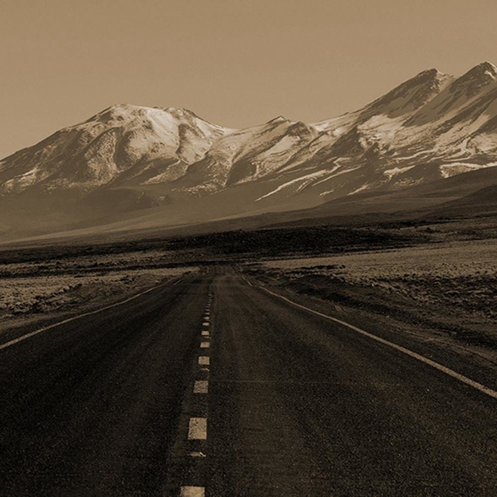Glezna melnā rāmī - The Road Through The Wilderness 1 Home Trends